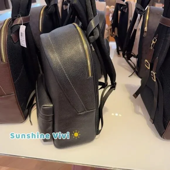 NWT Coach Taylor Small Backpack In Leather CDW78 Gold/black